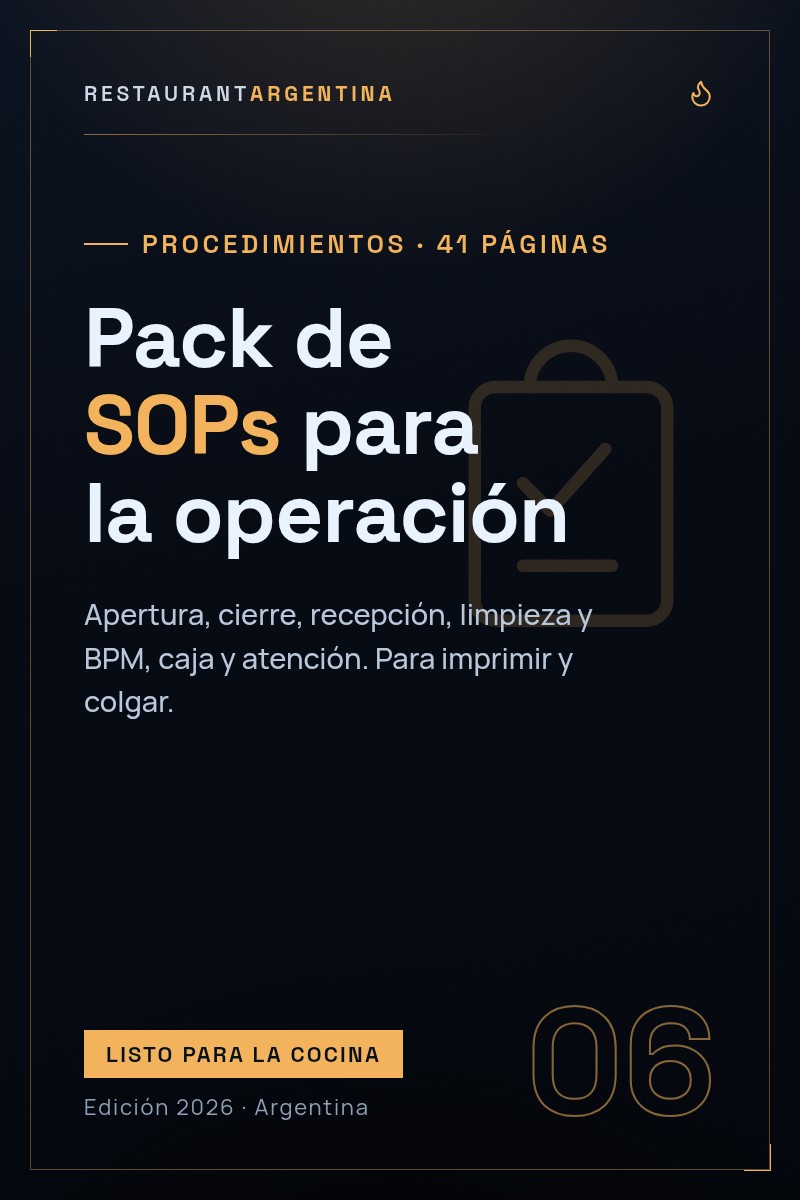 Pack de SOPs para la operaci&oacute;n diaria
