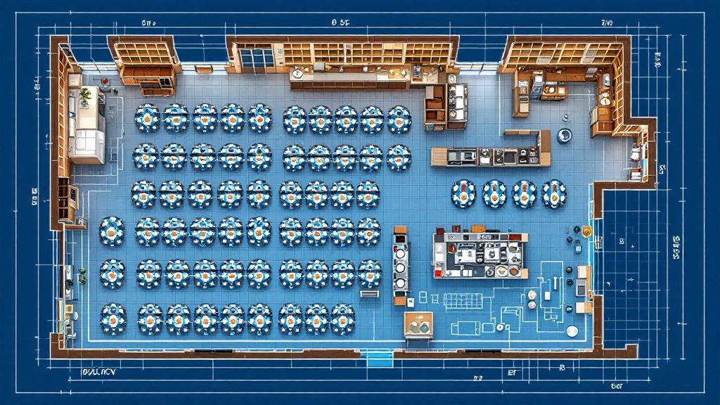 Blueprint de restaurante