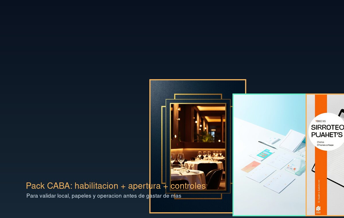 Mockup del Kit de Habilitacion y Apertura en CABA con archivos incluidos