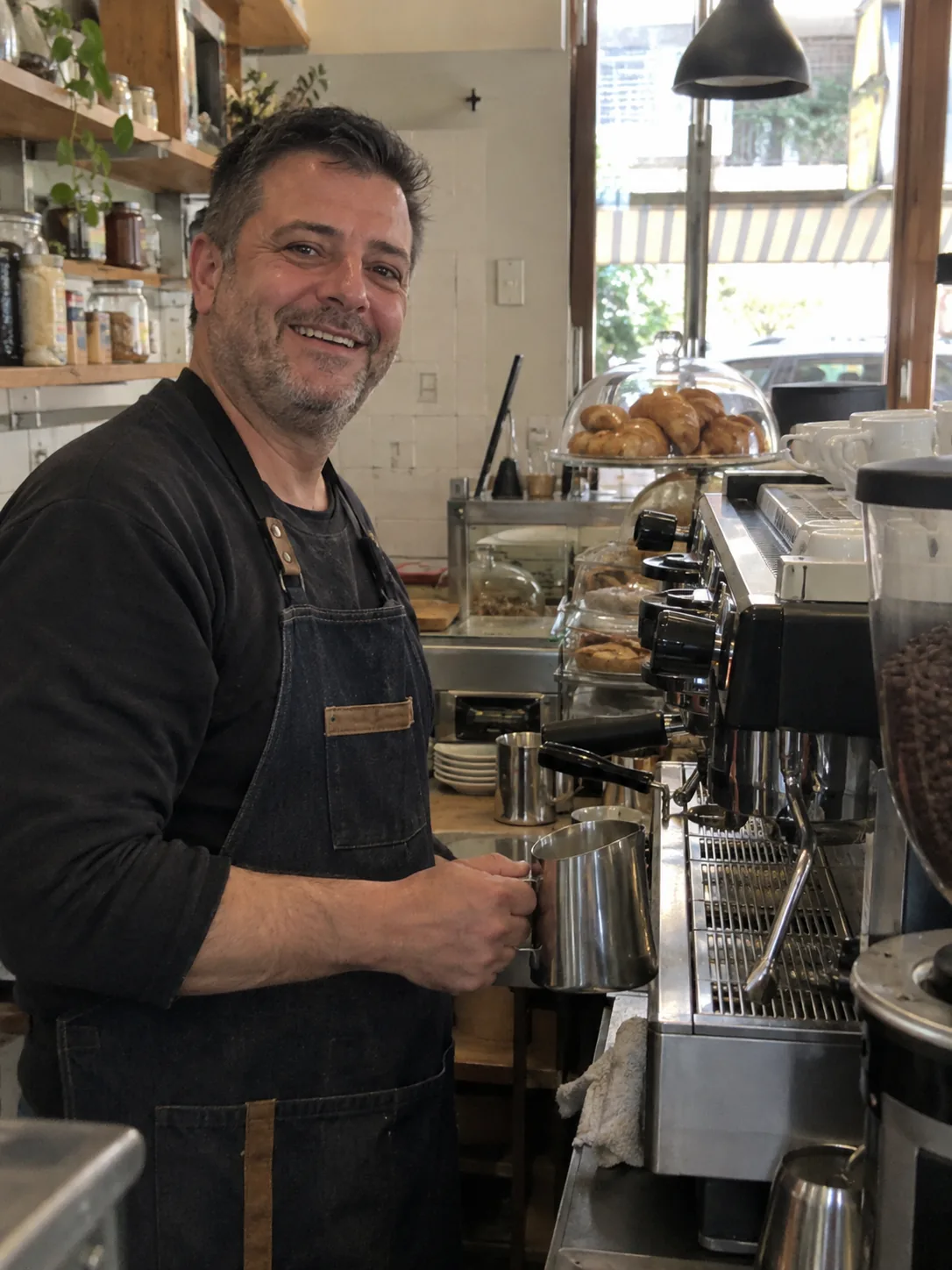 una cafetería · escena creada con IA