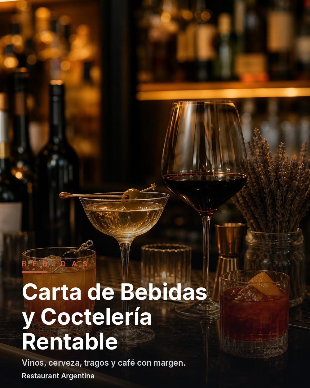 Carta de Bebidas y Cocteler&iacute;a