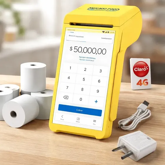 Point Smart 4g, Wifi, Qr, Acepta Debito Y Credito Color Chip Claro
