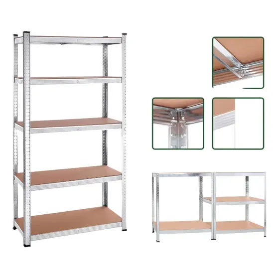 Estanteria Almacenamiento Deposito 90x40x180 Cm 175kg