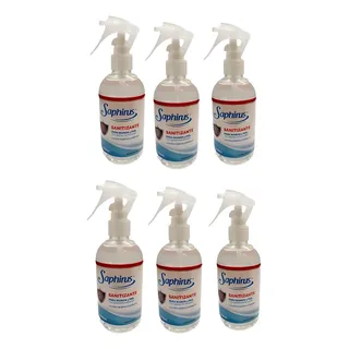 6 Sanitizantes Para Manos, Piel Y Superficies En Spray 250ml Neutra