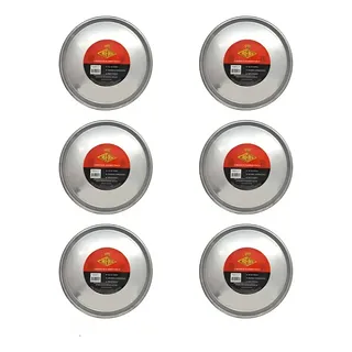 Molde Pizzera Redonda Aluminio Real 34cm Pack 6 Lavavajillas
