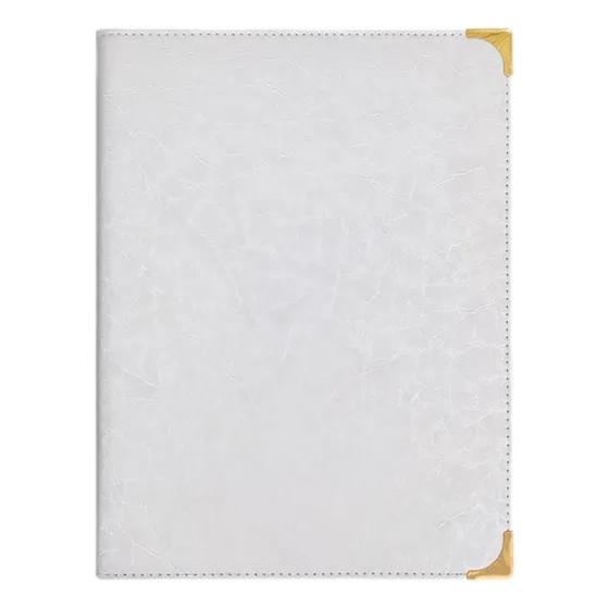 Portamenús Para Restaurante, Carpeta Comercial De Blanco