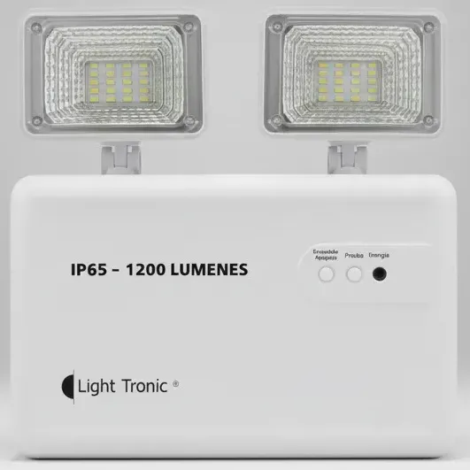 Luminaria De Emergencia 180° Xl-40 Leds Light Tronic Blanco