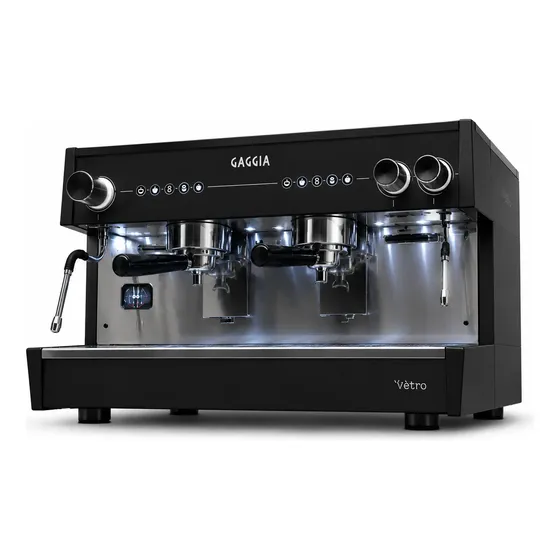 Máquina De Café Espresso Gaggia Vetro 2 Grupos Comercial
