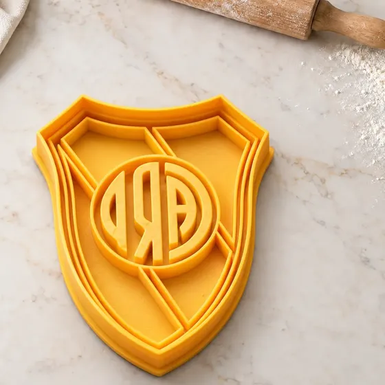 Cortante Galletas Sello River Plate Escudo 7 Cm Reposteria