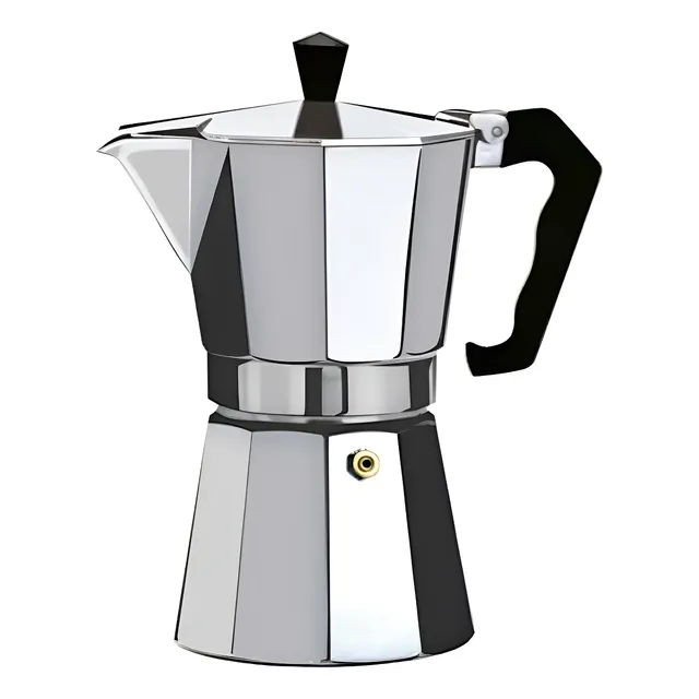 Cafetera Italiana Moka Aluminio 6 Tazas Apta Para Lavavajillas