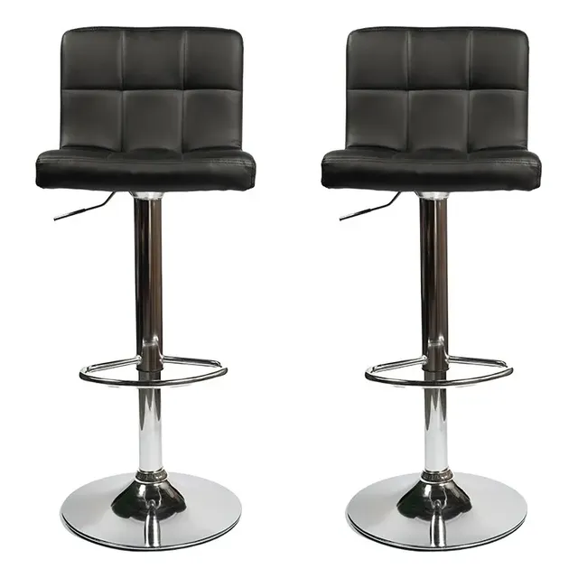 Banqueta Taburete Desayunador Sillon Barra Bar Acolchado X2