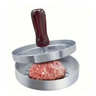 ///prensa Para Hamburguesas De Aluminio Con Mango Desmontabl