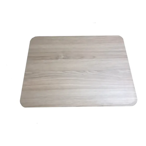 Tapa De Mesa Rectangular Melamina S/ Mdf Puntas Redondeadas