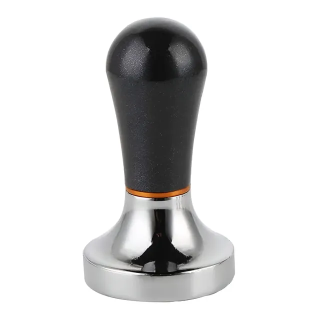 Tamper Compactador Café GastroNovo Barista 58mm Acero Inoxidable Negro