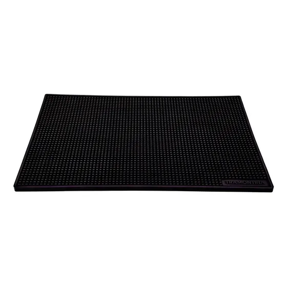 Alfombra de bar Tramontina Ud de PVC, 45 x 30 cm, color negro mate