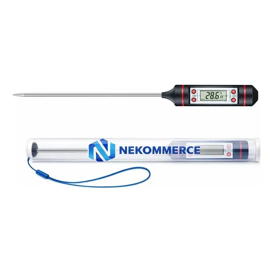 Termómetro Digital Pinche De Cocina Y Alimentos Acero Inoxidable Nk-temp300