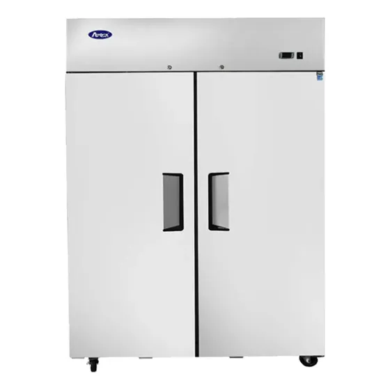 Heladera Comercial Vertical Atosa 1222L Acero Inox 2 Puertas MBF8005