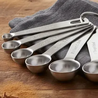 Set Cucharas Medidoras Dosificadoras 9 Piezas Acero Inoxidable Recetas Cocina Reposteria Profesional Exactas Recetas Perfectas Durabilidad Precisas Confiable