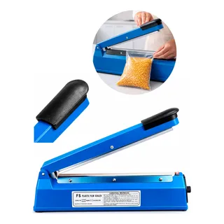 Máquina Selladora Profesional Bolsas Packaging 30cm Cocina Azul
