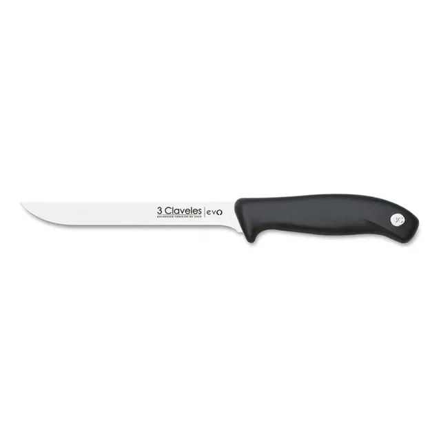 Cuchillo De Cocina 15cm Deshuesar 3 Claveles Evo Acero Color Gris