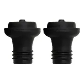 Tapones Resellables Para Bomba Vacío De Vino 2 Unid. Negro