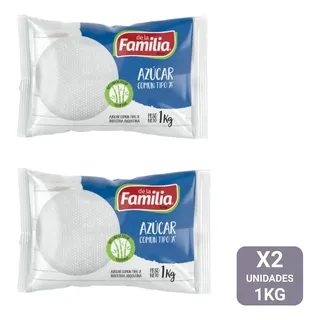 Azúcar Común Tipo A De La Familia 1 Kg X2 Uni