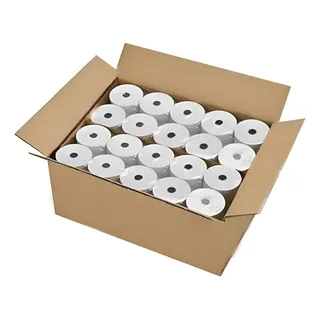 Rollos 80x50 Térmico Color Blanco De 50 Unidades Por Pack Blanco