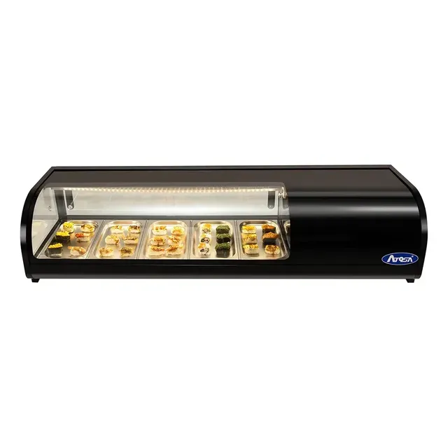 Heladera Vitrina Refrigerada Sobre Mostrador Sushi Fiambre Tapas Wls-75l Profesional