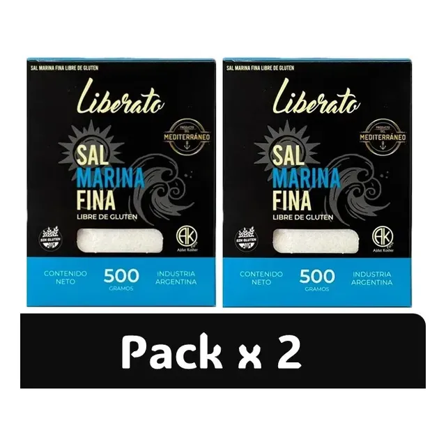 Sal Marina Yodada Fina Liberato 100% Natural X 1kg